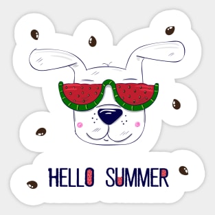 hello Summer Sticker